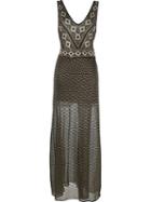 Cecilia Prado V-neck Knit Dress, Women's, Size: Pp, Black, Viscose