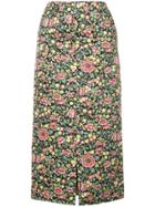 Astraet Floral Print Skirt - Multicolour