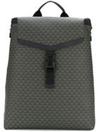 Emporio Armani All-over Embossed Backpack - Grey