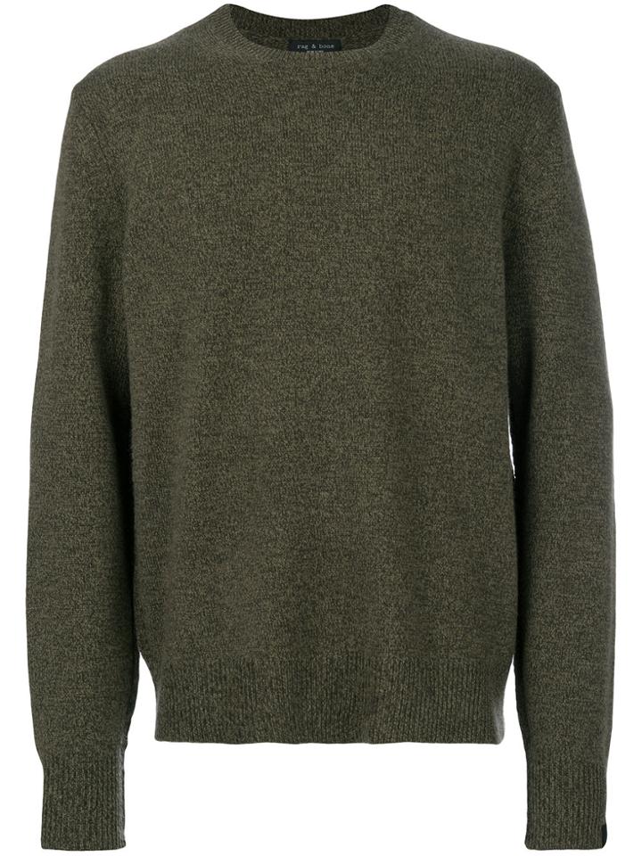 Rag & Bone Crew Neck Sweater - Green