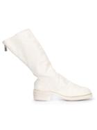 Guidi Rear Zip Boots, Women's, Size: 37, White, Horse Leather/leather