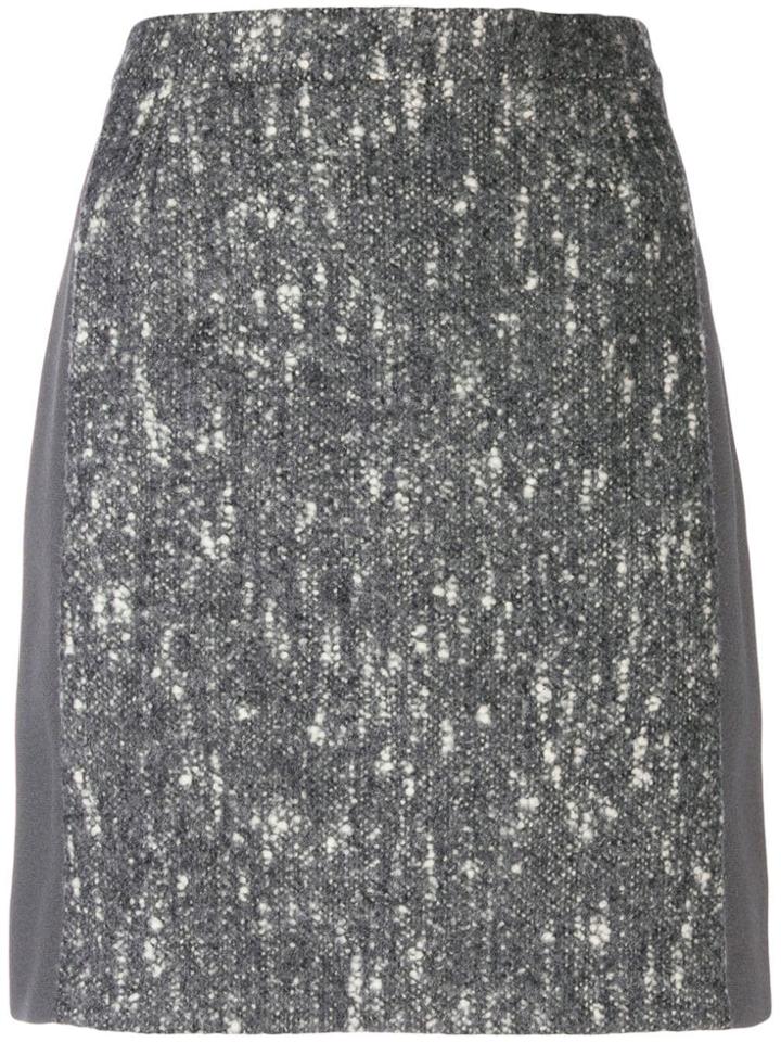 Balenciaga Pre-owned 2000's Marled A-line Skirt - Grey