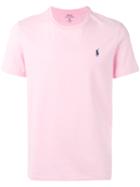 Polo Ralph Lauren - Logo Embroidered T-shirt - Men - Cotton - Xxl, Pink/purple, Cotton