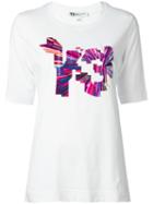 Y-3 Logo Print T-shirt, Women's, Size: Xs, White, Cotton/spandex/elastane