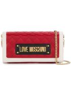 Love Moschino Foldover Logo Wallet - Red