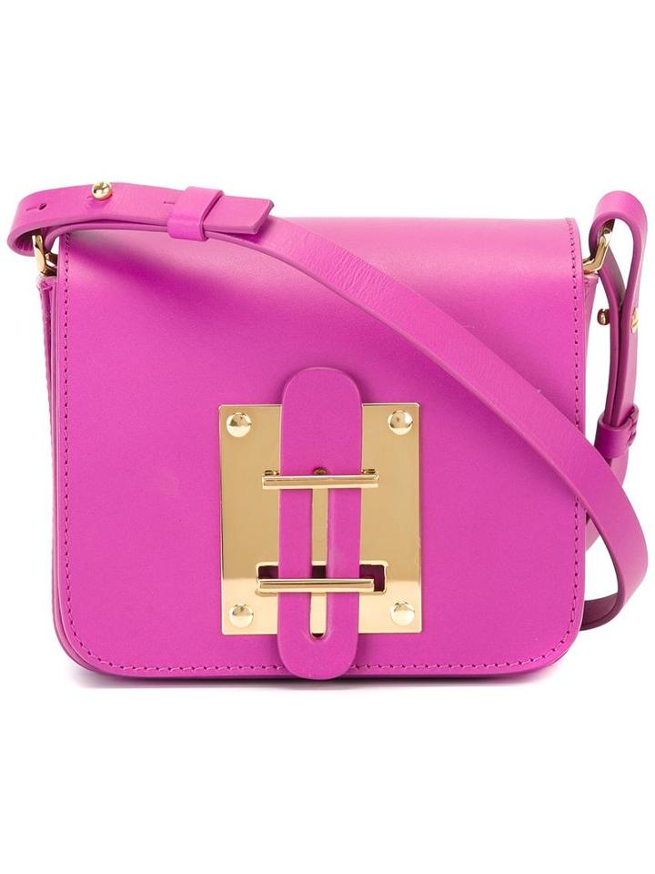 Sophie Hulme Small 'darwin' Shoulder Bag, Women's, Pink/purple