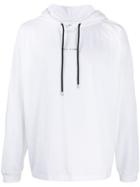 1017 Alyx 9sm Relaxed Fit Logo Print Hoodie - White