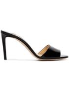 Jimmy Choo Stacey 85 Patent Leather Sandals - Black