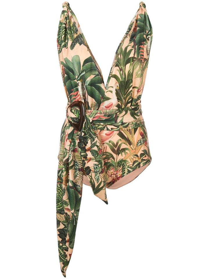 Patbo Paradise Tie-waist Swimsuit - Pink