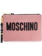 Moschino Glitter Pouch - Pink
