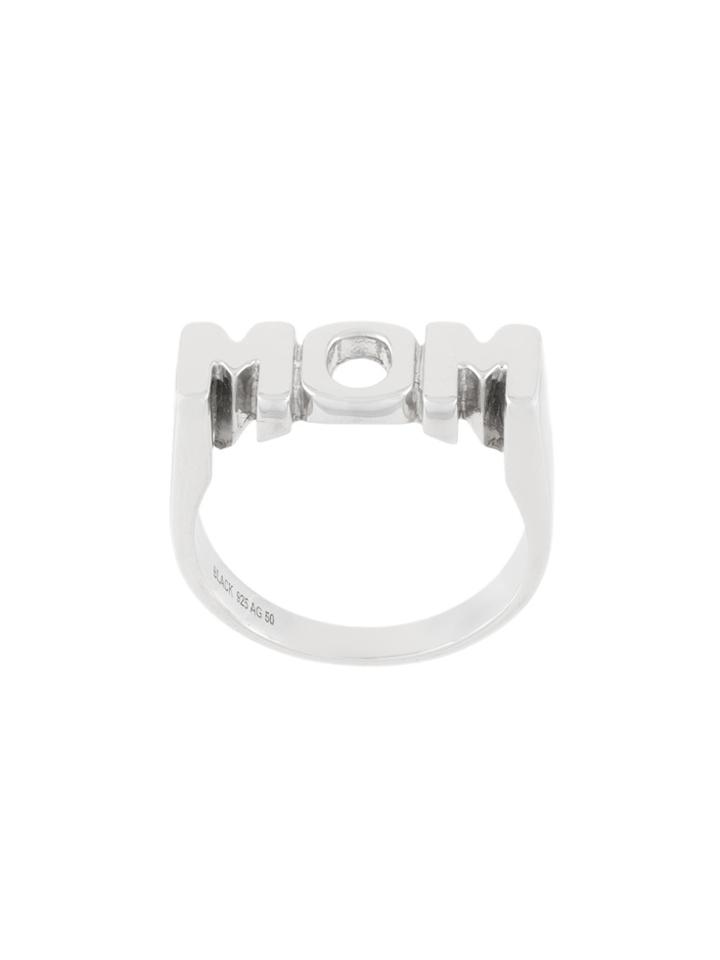 Maria Black Mom Ring - Metallic