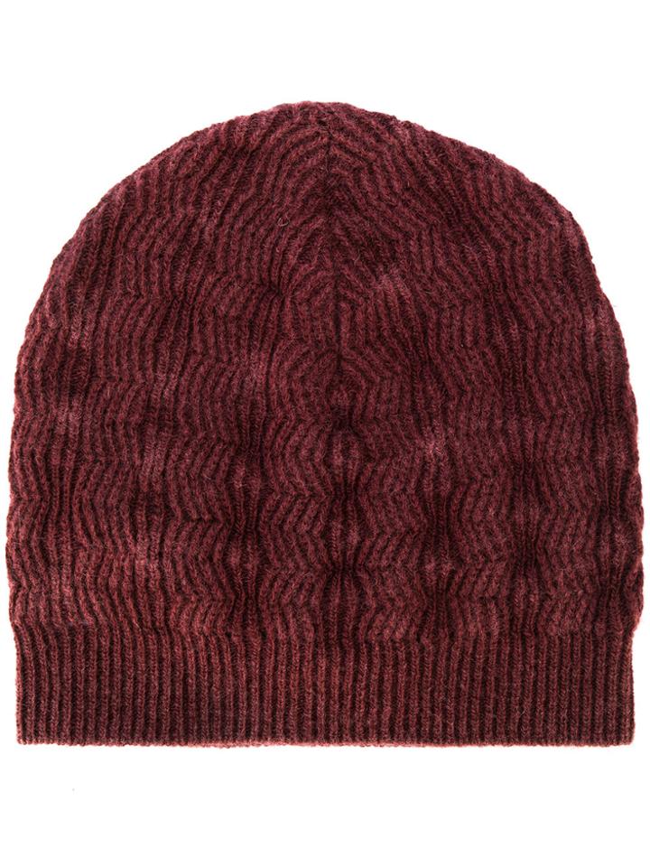 Weber + Weber Knitted Beanie Hat - Brown