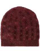 Weber + Weber Knitted Beanie Hat - Brown