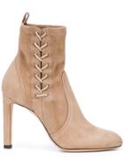 Jimmy Choo Mallory Boots - Nude & Neutrals
