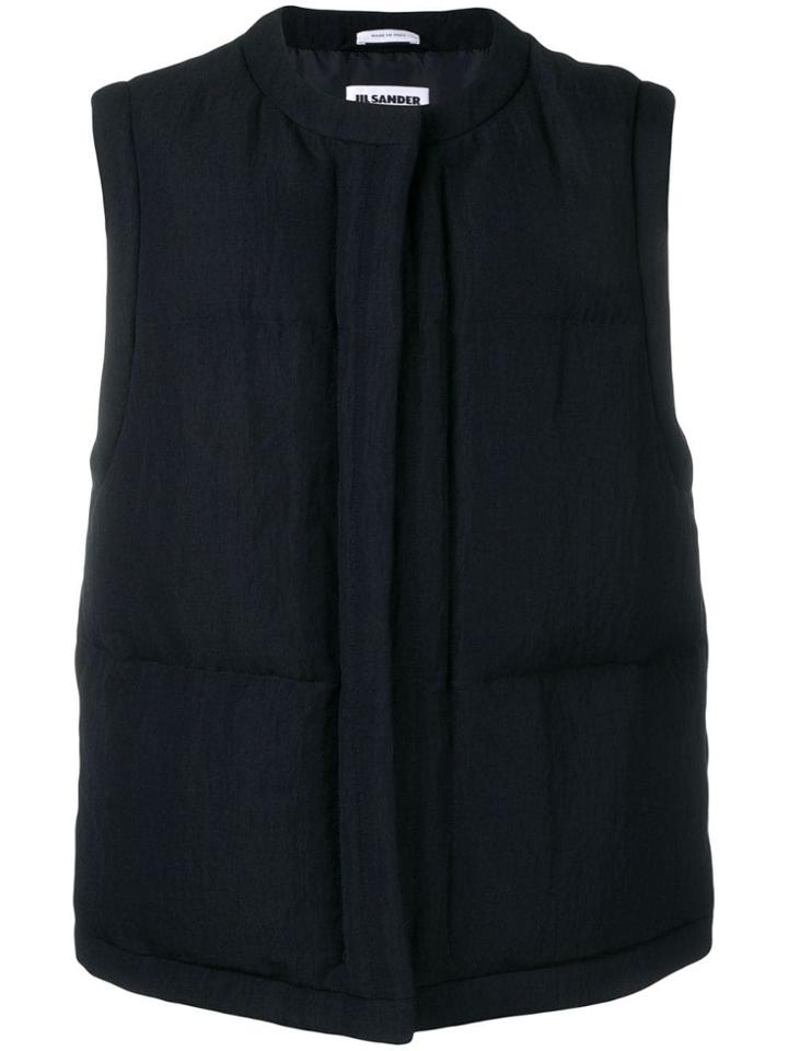 Jil Sander Padded Gilet Jacket - Blue