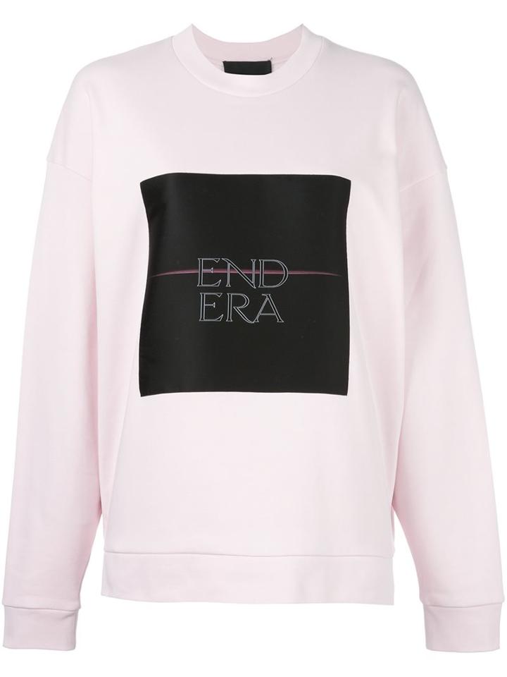 Alexander Wang End Era Print Sweatshirt, Women's, Size: Xs, Pink/purple, Cotton