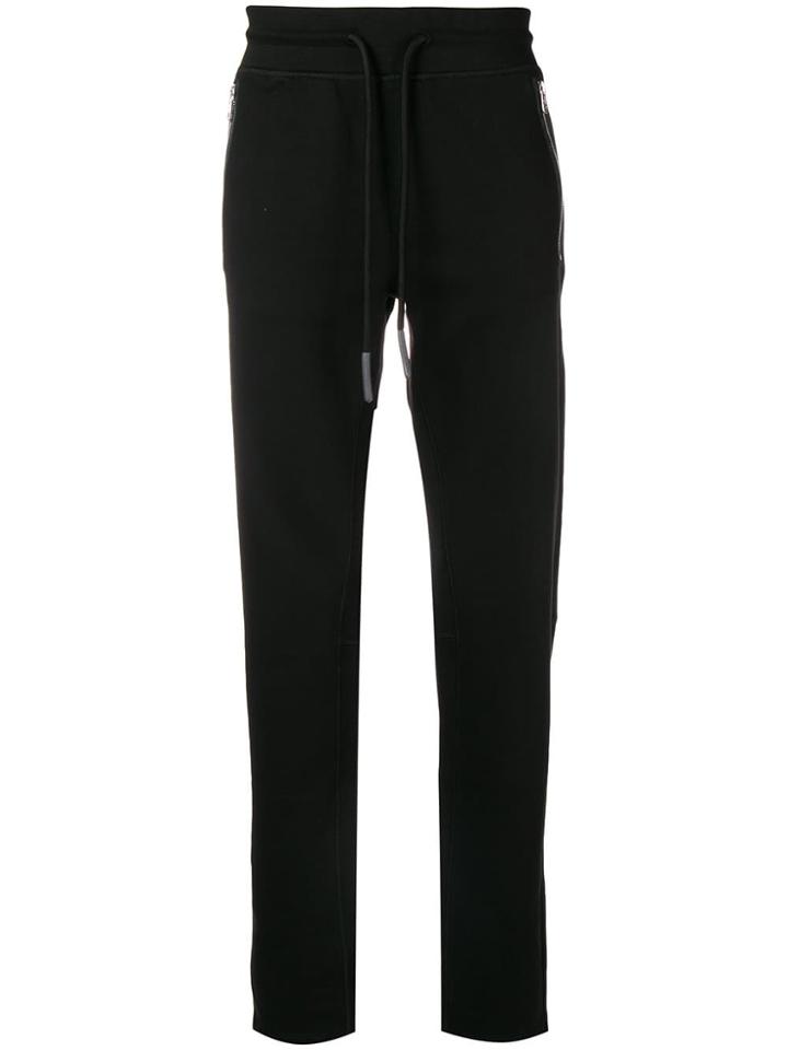 Moncler Zipped Pocket Track Pants - Black