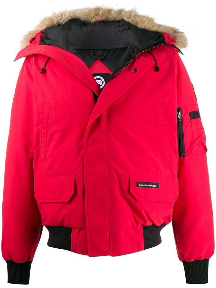 Canada Goose Chilliwack Down Bomber Jacket - Red