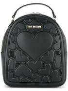 Love Moschino Small Heart Backpack - Black