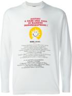Moschino Vintage Printed Long Sleeve T-shirt
