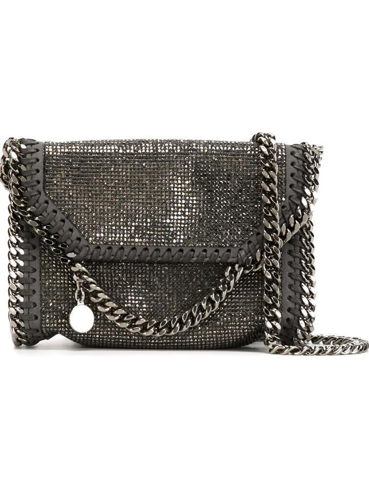 Stella Mccartney 'falabella Shaggy Deer' Crossbody Bag, Women's, Grey