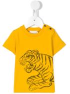 Gucci Kids - Tiger Print Top - Kids - Cotton - 12 Mth, Yellow/orange
