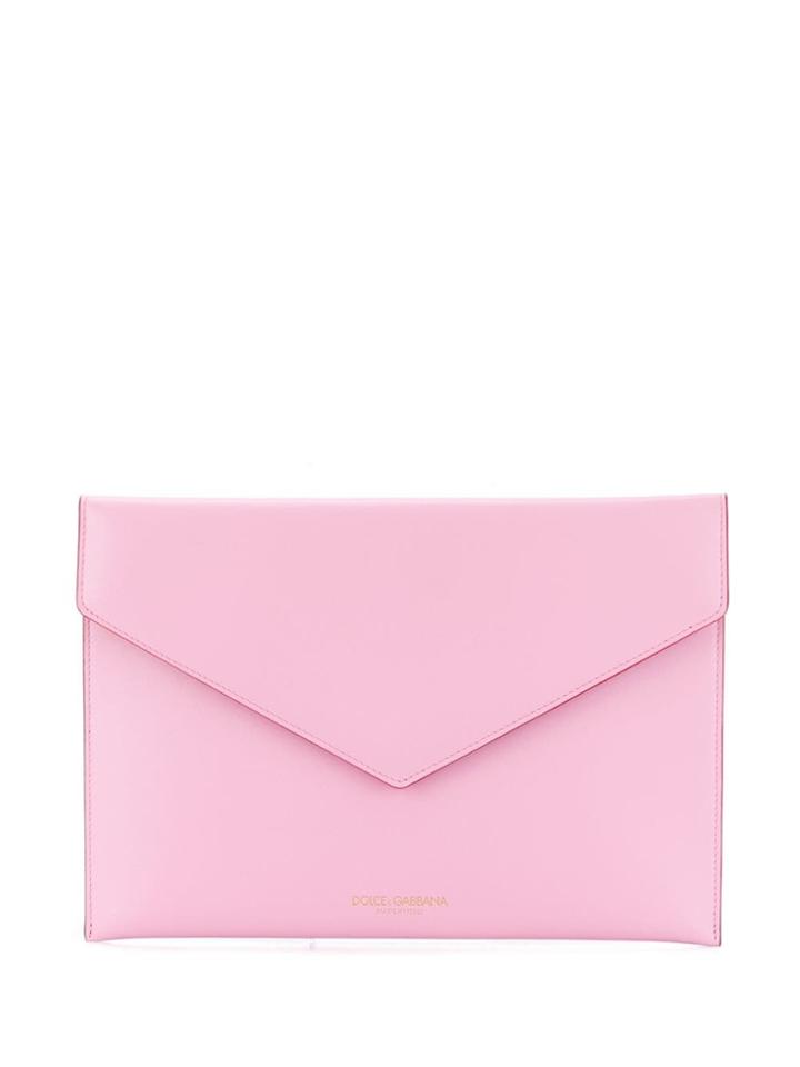 Dolce & Gabbana Envelope Clutch - Pink