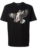Neil Barrett Eagle Print T-shirt, Men's, Size: Medium, Black, Cotton