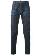 Tapered Jeans - Men - Cotton/calf Leather/polyester/spandex/elastane - 52, Blue, Cotton/calf Leather/polyester/spandex/elastane, Dsquared2
