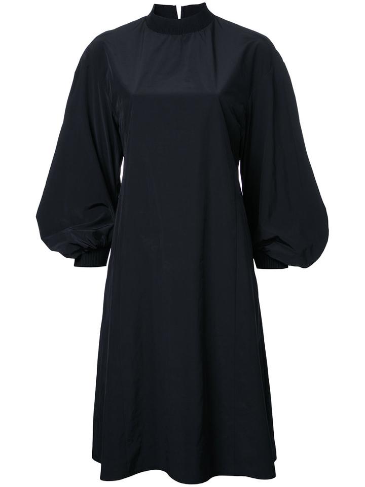 Le Ciel Bleu Puff Dress, Women's, Size: 36, Black, Polyester/nylon