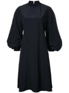 Le Ciel Bleu Puff Dress, Women's, Size: 36, Black, Polyester/nylon