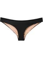 Fleur Du Mal Lace-up Back Bikini Bottom, Women's, Size: Xs, Black, Polyamide/spandex/elastane