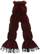 Yohji Yamamoto Gathered Fringe Scarf