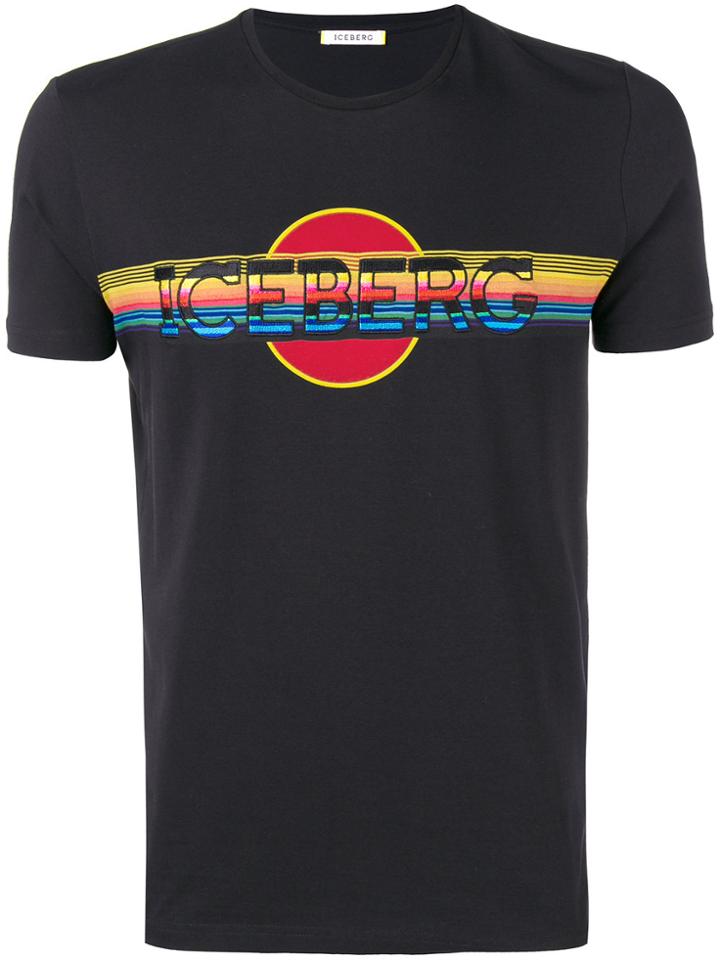 Iceberg Logo T-shirt - Black