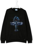 Lanvin Enfant Teen Printed Sweatshirt - Black