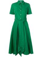 P.a.r.o.s.h. Patricy Flared Shirt Dress - Green