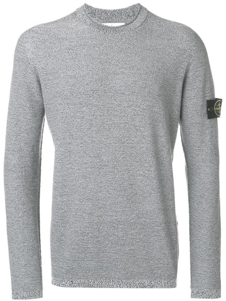 Stone Island Round Neck Jumper - Grey