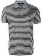 Polo Ralph Lauren Custom Slim Striped Polo Shirt - Grey