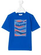 Boss Kids Front Logo T-shirt, Boy's, Size: 10 Yrs, Blue