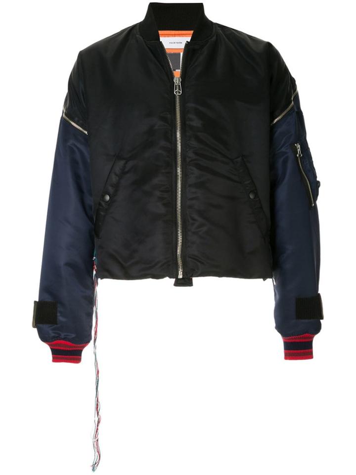 Facetasm Puffy Bomber Jacket - Blue