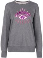 Kenzo Embellished Eye Sweatshirt - Grey