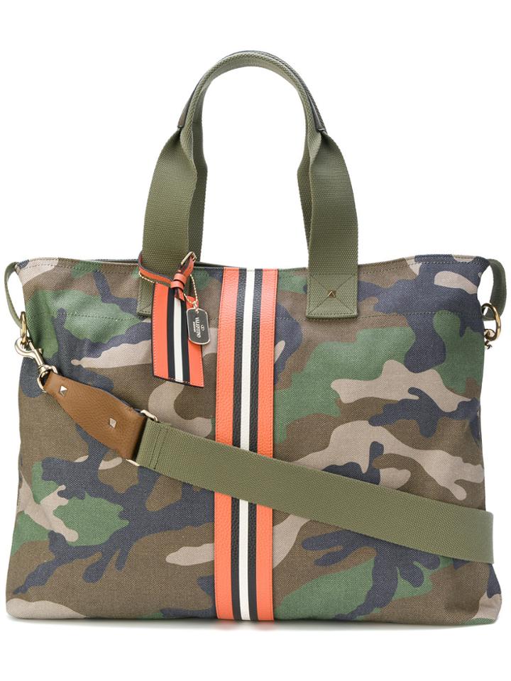 Valentino Valentino Garavani Camouflage Tote - Green