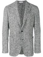 Boglioli Houndstooth Blazer - Black