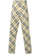 Comme Des Garçons Vintage Tartan Pants - Yellow & Orange