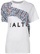 Aalto Logo Contrast T-shirt - White