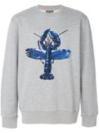 Lanvin Lobster Print Sweatshirt - Grey