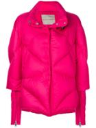 Ermanno Scervino Zipped Padded Jacket - Pink & Purple