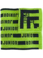 Jean Paul Gaultier Vintage Intarsia Scarf, Adult Unisex, Green