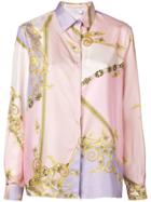 Versace Collection Signature Print Shirt - Pink