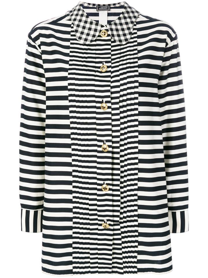 Versace Vintage Striped Shirt - Multicolour